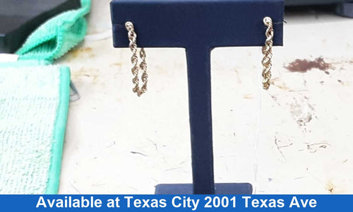Earrings - Yellow Gold 10k (.417) 1 grams