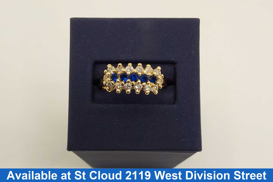 Women's Ring - Yellow Gold 14k (.585) 4.9 grams Size 10