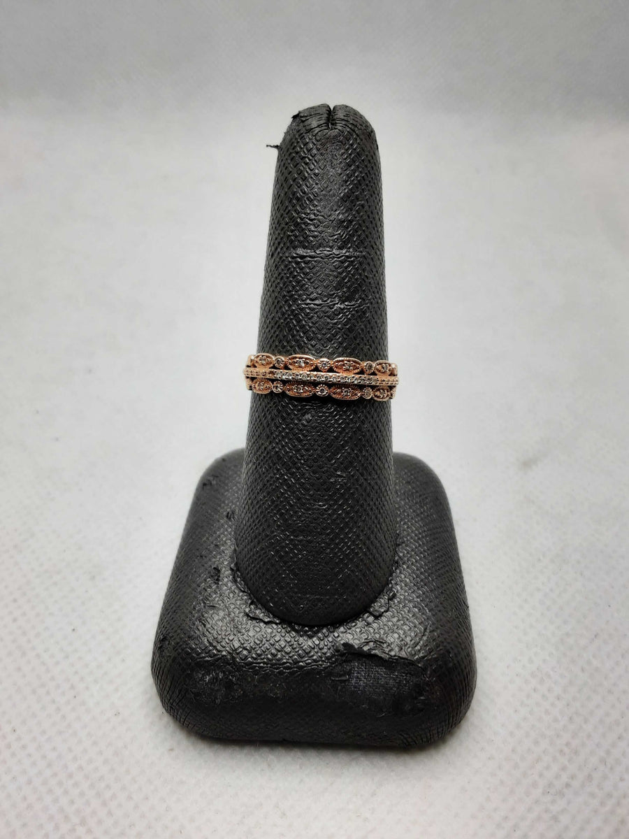 Women's Ring - Rose Gold 10k (.417) 1.3 grams Size 8