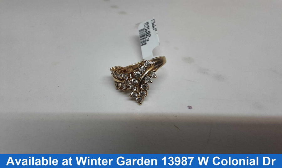 Women's Ring - Yellow Gold 14k (.585) 6.5 grams Size 8.5