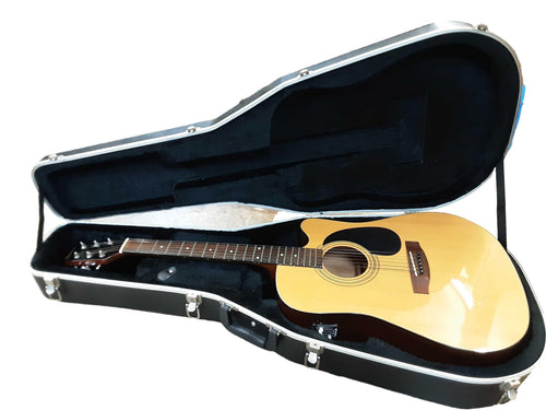 Samick Lw-025g Beige / Tan Acoustic / Electric Classic Guitar