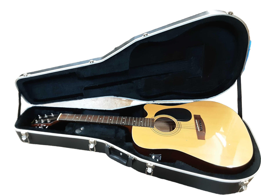 Samick Lw-025g Beige / Tan Acoustic / Electric Classic Guitar