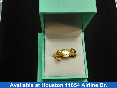 Women's Ring - Yellow Gold 14k (.585) 5.5 grams Size 9