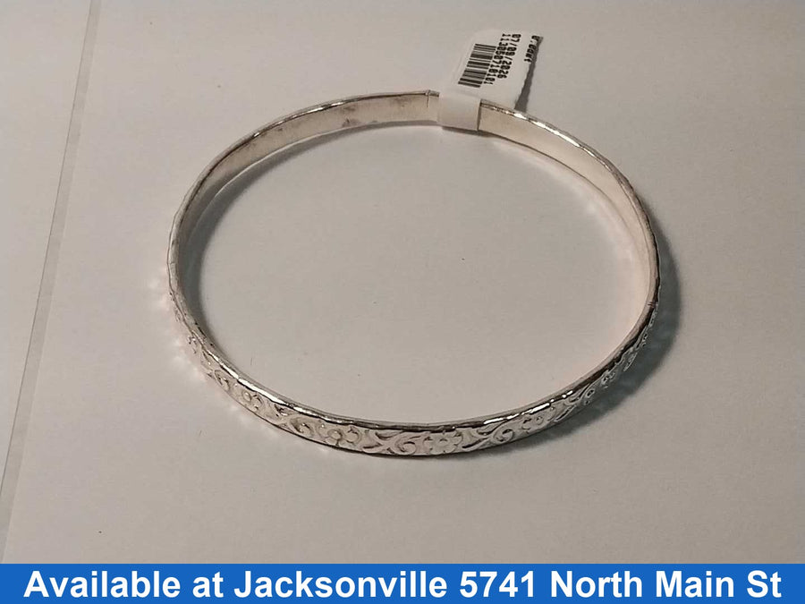 Bangle Bracelet - Silver 8.9 grams 6 inch