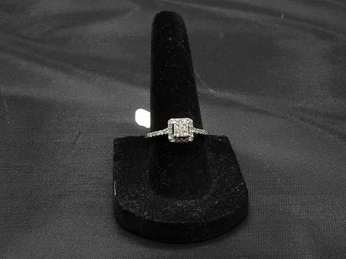 Ring - Wedding Set - White Gold 14k (.585) 2.6 grams Size 6