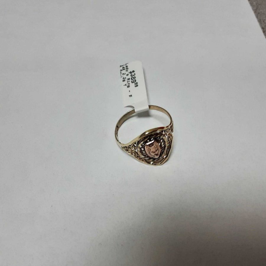 Women's Ring - Yellow Gold 14k (.585) 2.2 grams Size 7.5