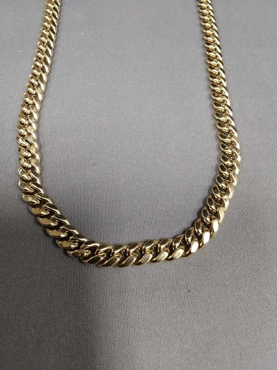 Cuban Link Chain - Yellow Gold 10k (.417) 27.5 grams 22 inch