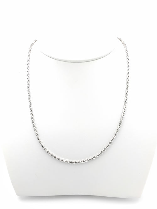 Rope Chain - White Gold 14k (.585) 8 grams 16 inch