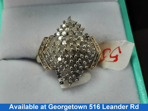 Women's Ring - Yellow Gold 10k (.417) 4.6 grams Size 5