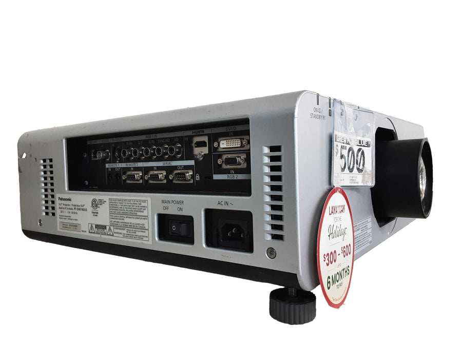 Panasonic Pt-dw740us Silver Home Media Projector