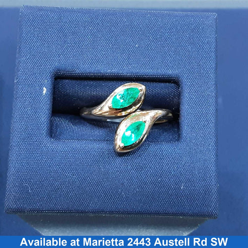 Women's Ring - Yellow Gold 18k (.750) 3.4 grams Size 8