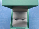 Double Stud Earring - White Gold 14k (.585) 1 grams