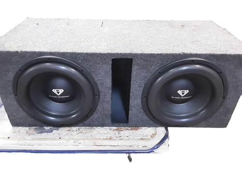 Black Diamond Black Car Sub-Woofer