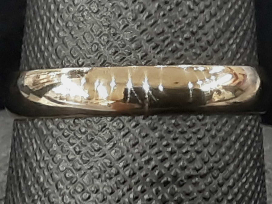 Ring - Wedding Band - Yellow Gold 14k (.585) 2.5 grams Size 10.5