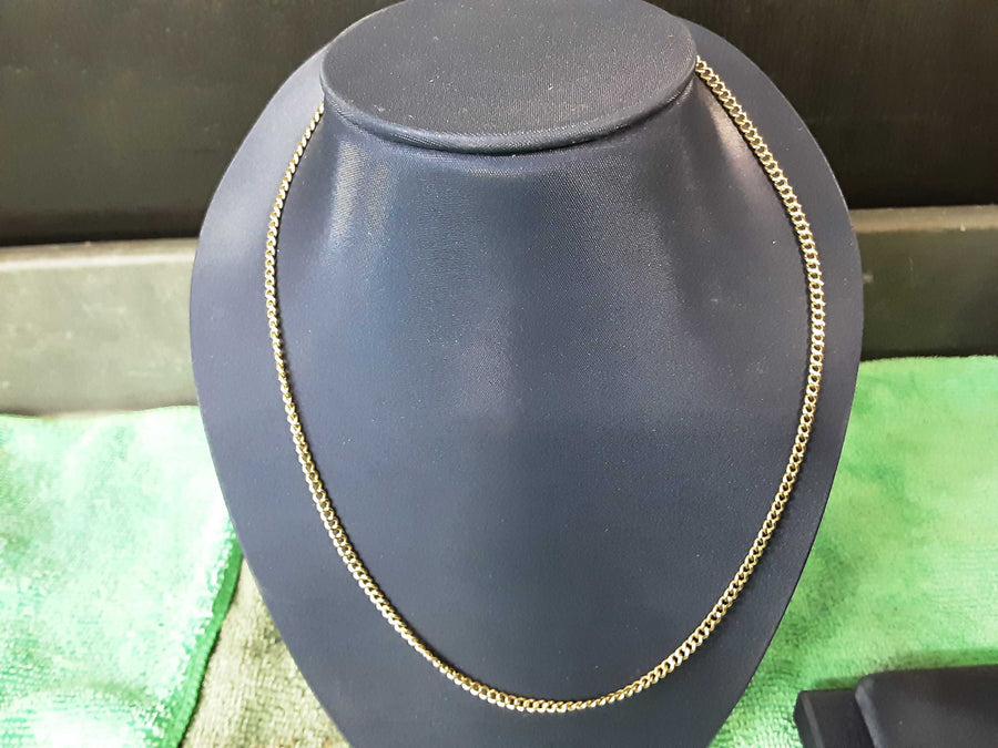 Cuban Link Chain - Yellow Gold 10k (.417) 8.9 grams 25 inch