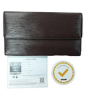 Louis Vuitton Ca0073 Brown Wallet