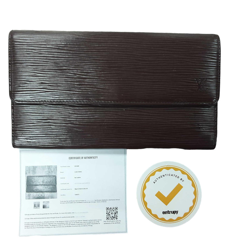 Louis Vuitton Ca0073 Brown Wallet