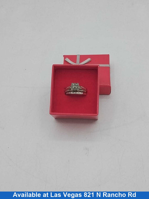 Ring - Engagement Set - Yellow Gold 10k (.417) 4.9 grams Size 20