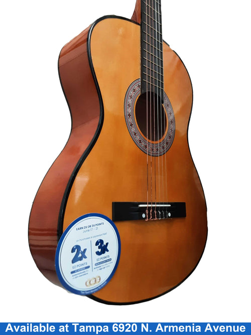 Dhgate 2003 Orange Acoustic Classic Guitar