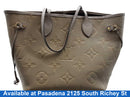 Louis Vuitton Neverfull Mm Beige / Tan Purse / Handbag