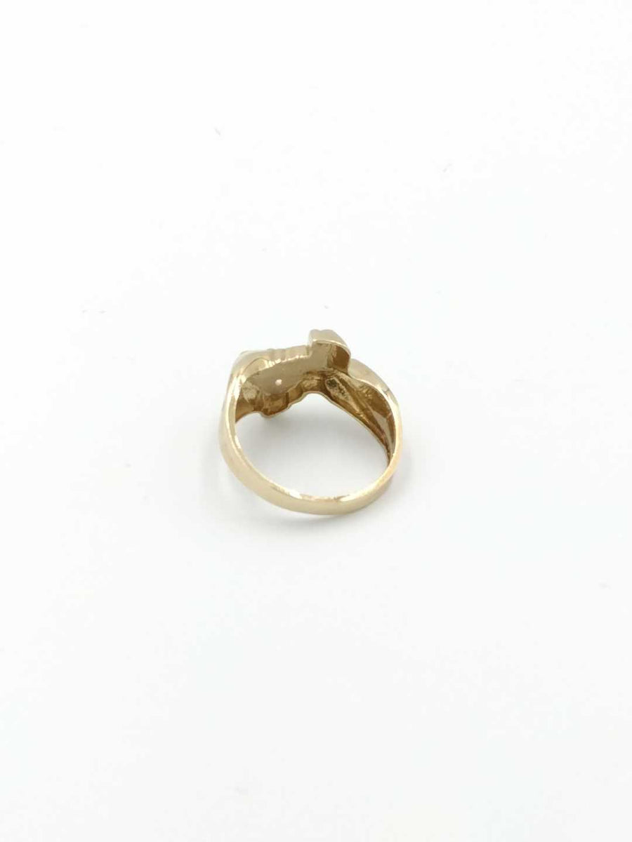 Women's Ring - Yellow Gold 10k (.417) 4.1 grams Size 20