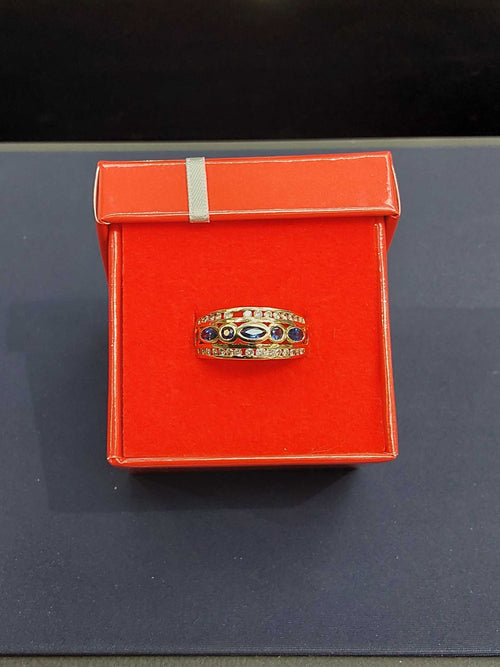 Women's Ring - Yellow Gold 14k (.585) 5.4 grams Size 9