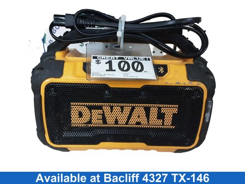 Dewalt Dcr010 Yellow Boombox Radio
