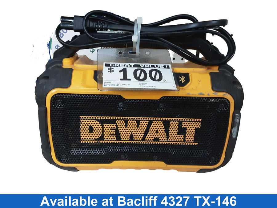 Dewalt Dcr010 Yellow Boombox Radio