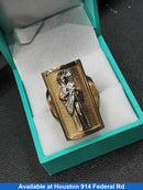 Men's Ring - Yellow Gold 14k (.585) 8.7 grams Size 10