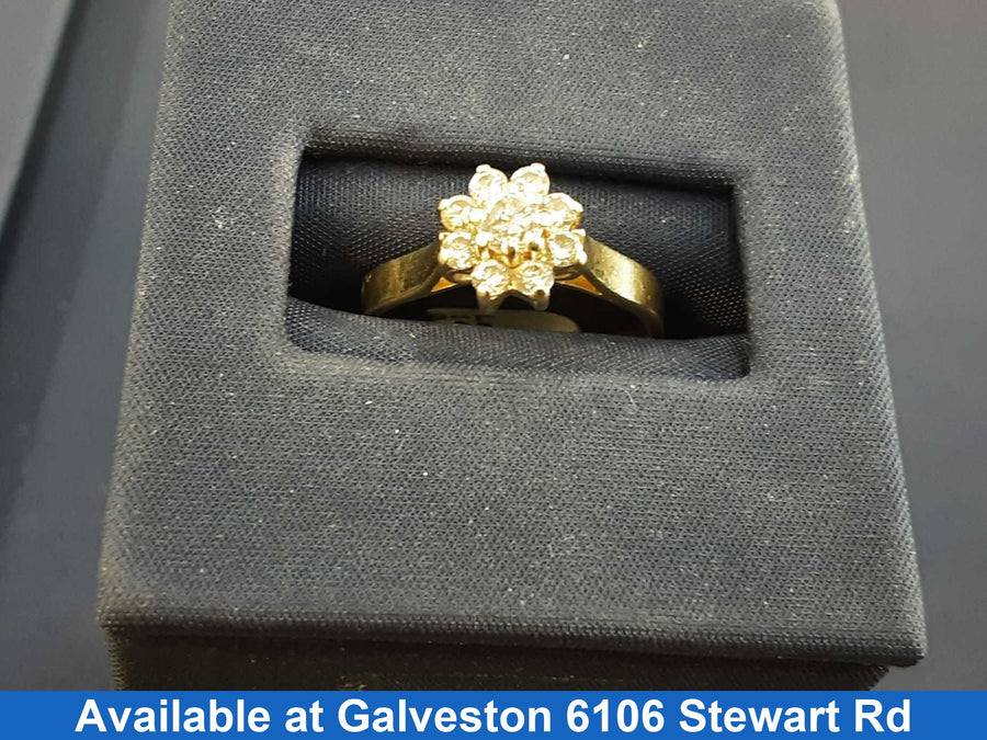 Women's Ring - Yellow Gold 14k (.585) 2.3 grams Size 6.5