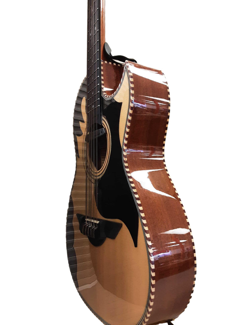 H.jimenez Lbq3tle Brown Guitar