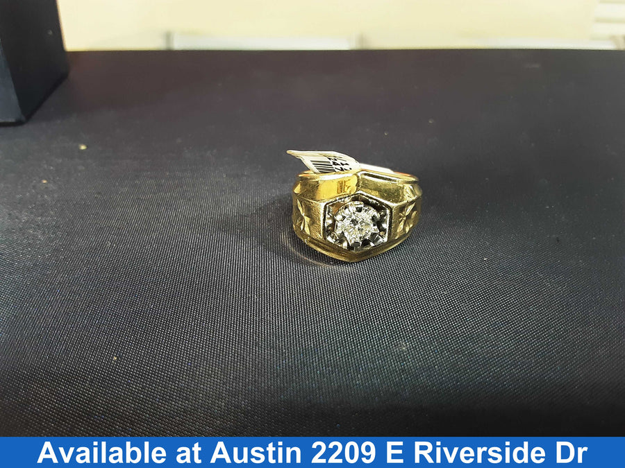 Men's Ring - Yellow Gold 14k (.585) 4.5 grams Size 6