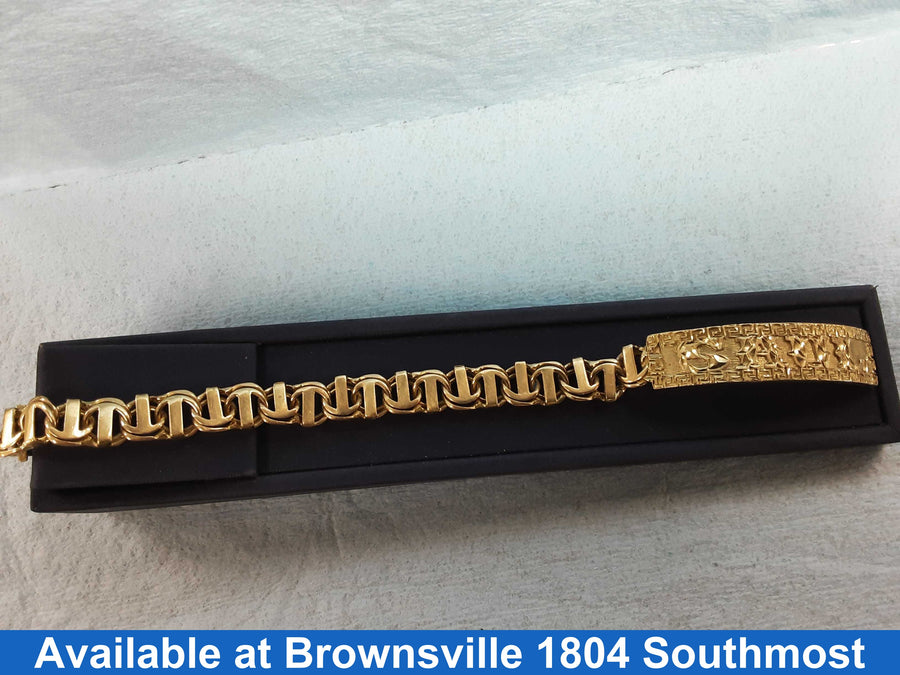 ID Bracelet - Yellow Gold 10k (.417) 29.5 grams 8 inch