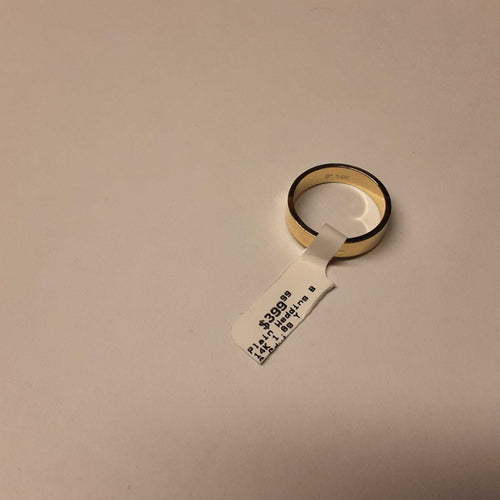 Ring - Wedding Band - Yellow Gold 14k (.585) 1.8 grams Size 9