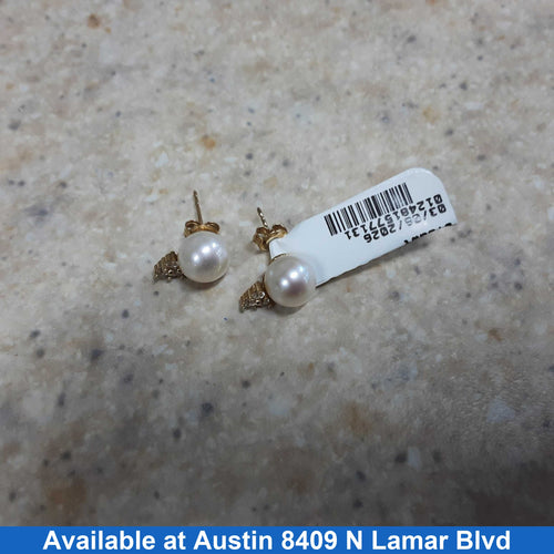 Gold Ball Earrings - Yellow Gold 14k (.585) 2.1 grams