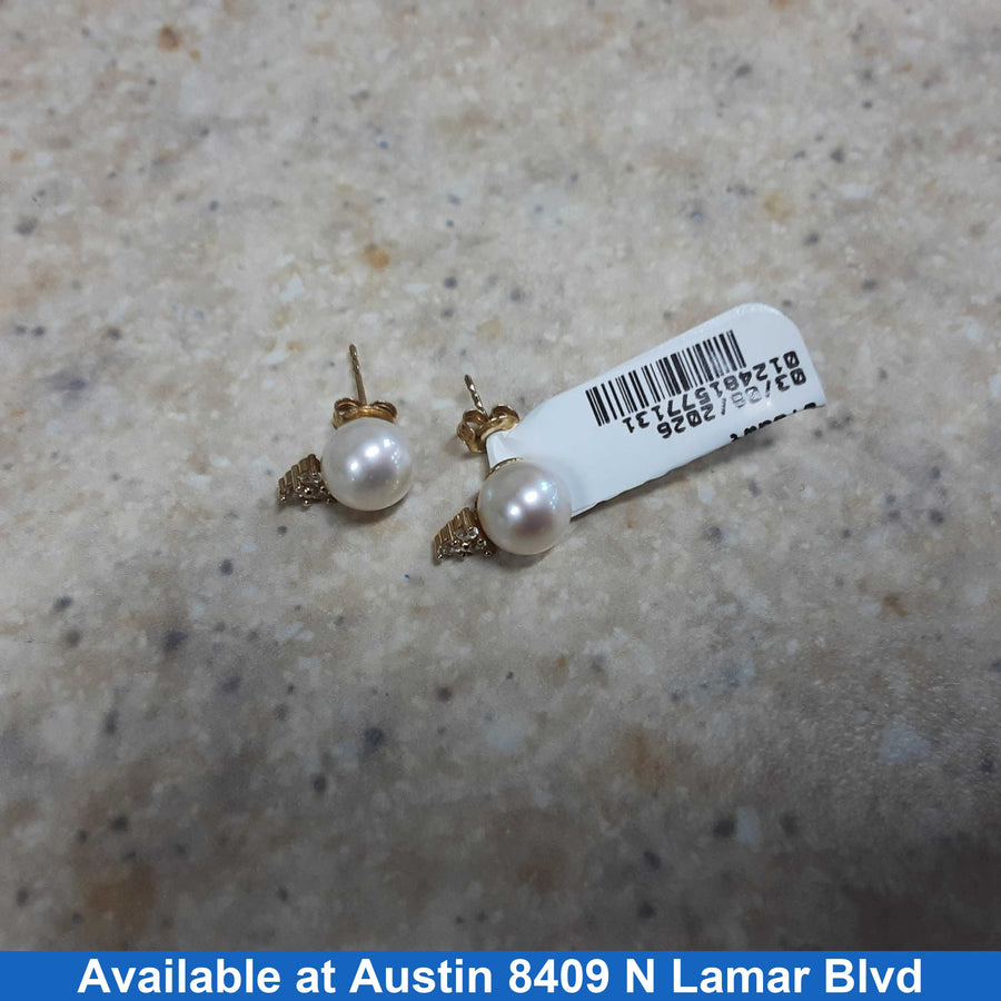Gold Ball Earrings - Yellow Gold 14k (.585) 2.1 grams