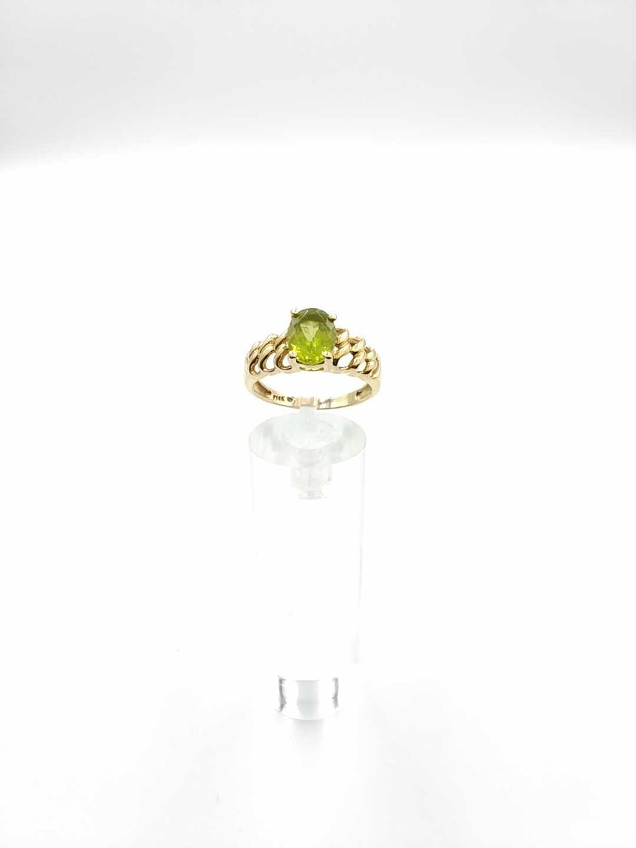 Women's Ring - Yellow Gold 14k (.585) 3.2 grams Size 7