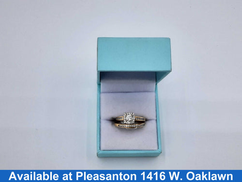 Ring - Engagement Set - Yellow Gold 14k (.585) 5.7 grams Size 8
