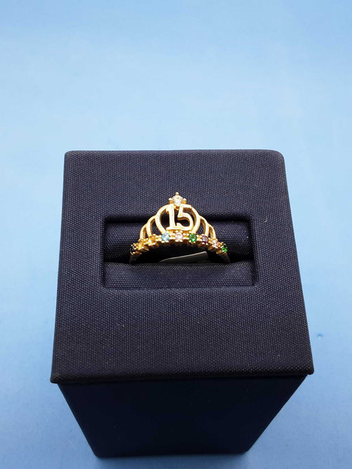 Women's Ring - Yellow Gold 10k (.417) 1.4 grams Size 7