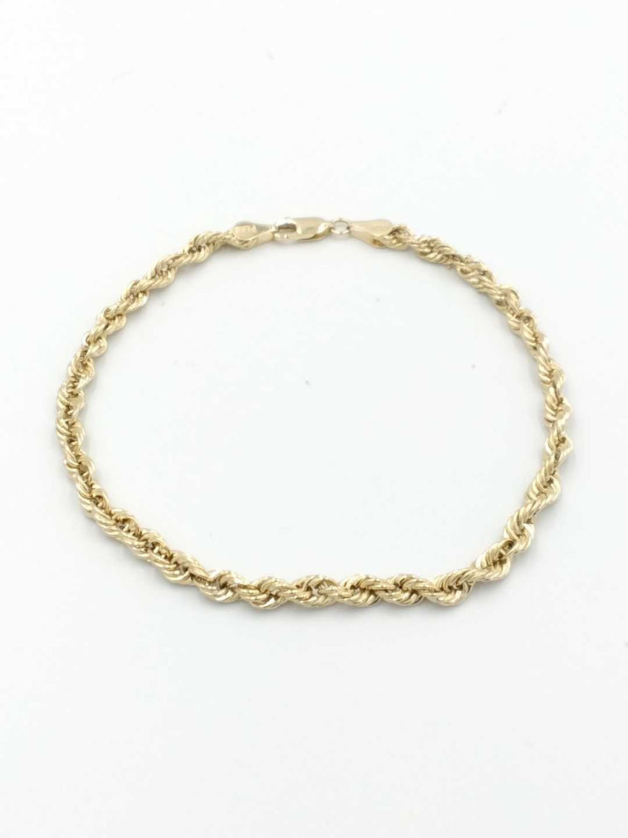 Rope Bracelet - Yellow Gold 14k (.585) 2.8 grams 8 inch