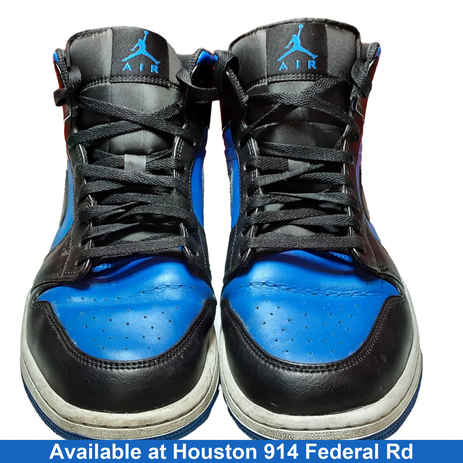 Jordan Jordan 1 Mid Black Royal Blue Blue