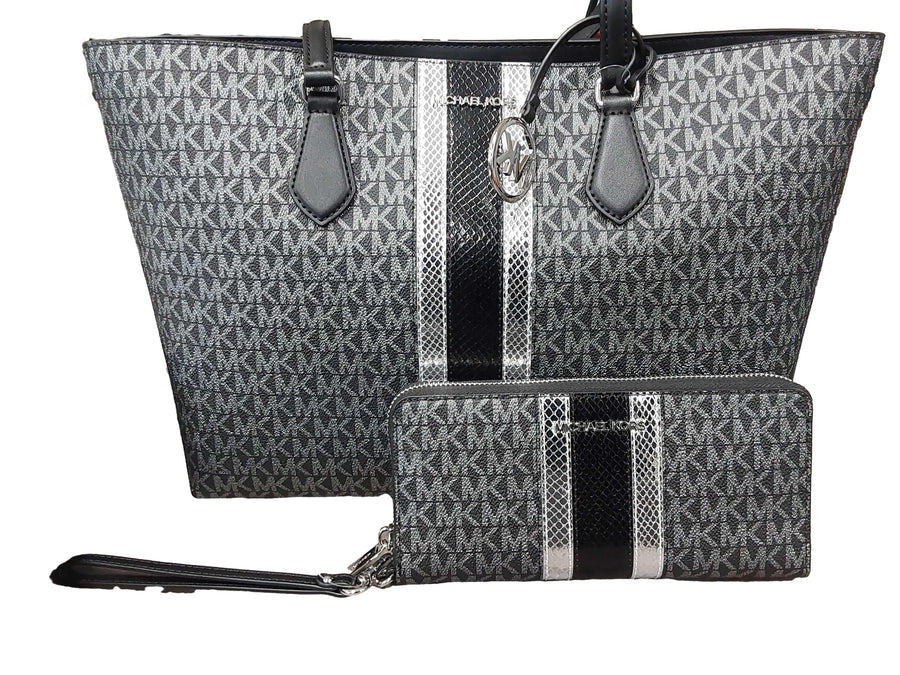 Michael Kors Sheila Lounge Set Black Purse / Handbag