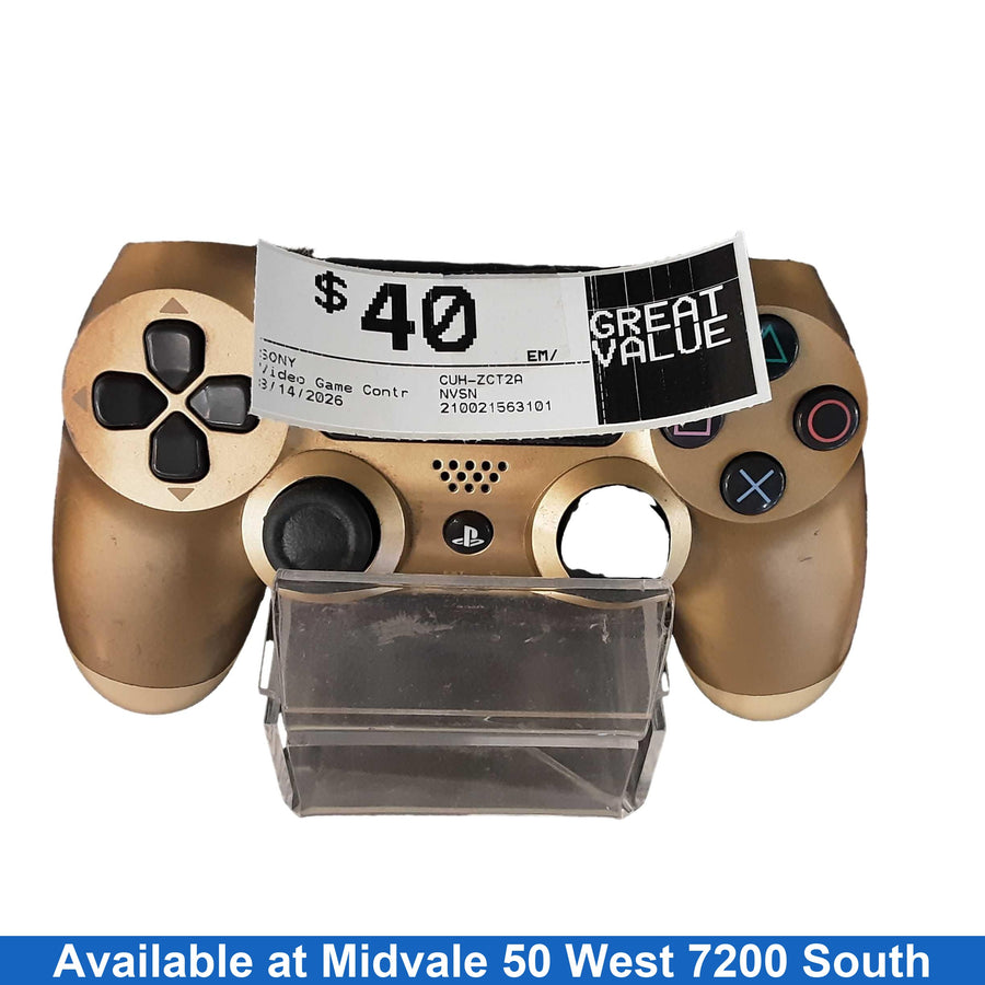 Sony Cuh-zct2a Gold Gaming Controller