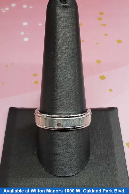 Men's Ring - White Gold 14k (.585) 8 grams Size 8