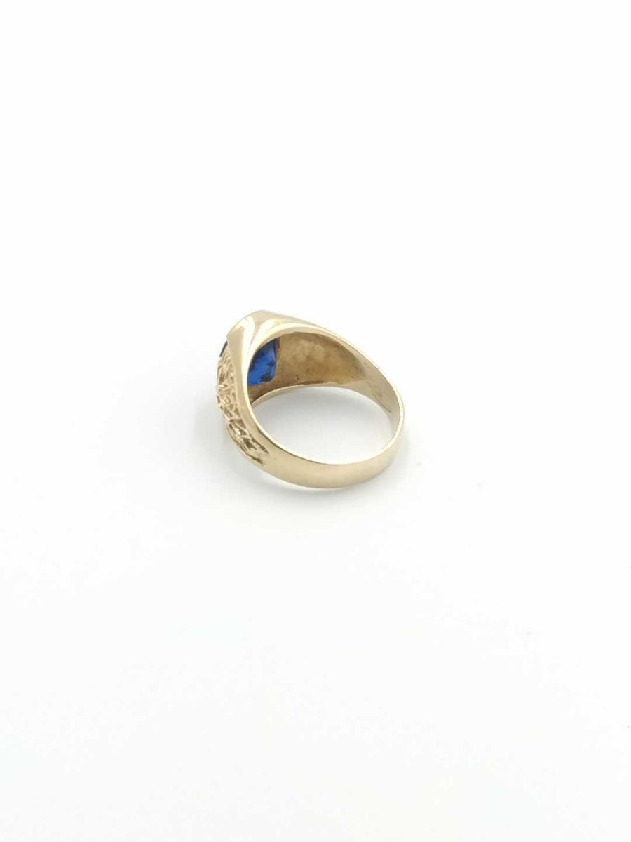 Men's Ring - Yellow Gold 14k (.585) 7.3 grams Size 9.5