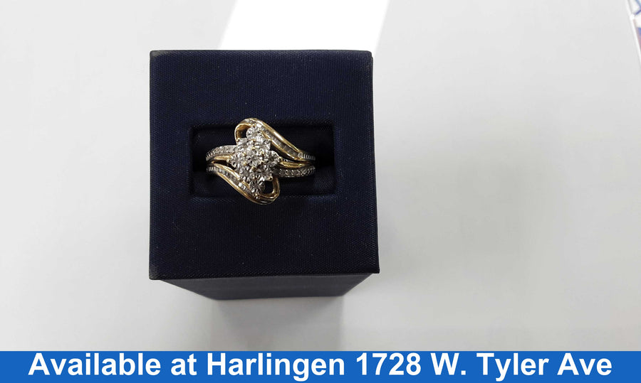 Women's Ring - Yellow Gold 10k (.417) 2.8 grams Size 6