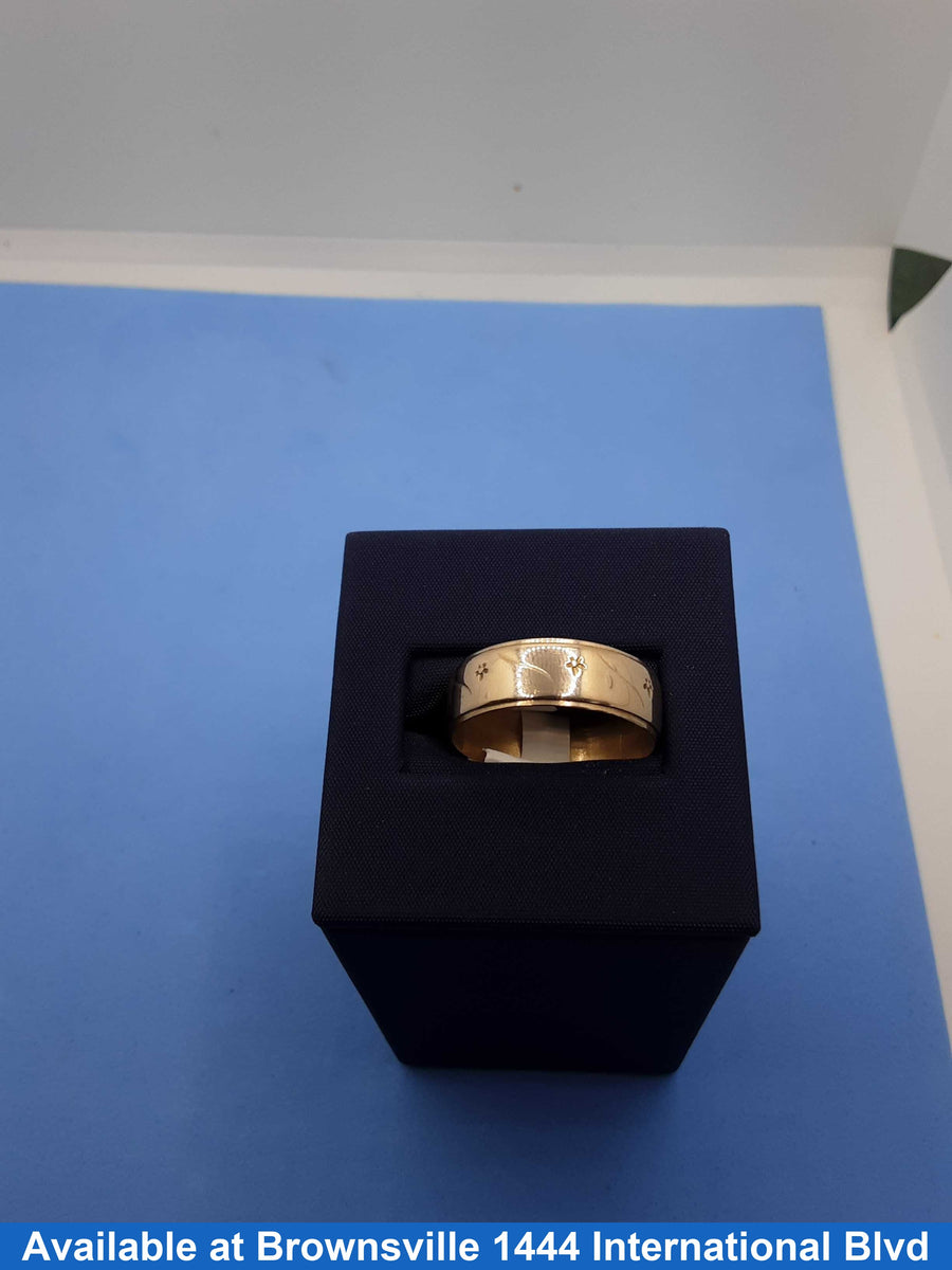 Ring - Wedding Band - Yellow Gold 14k (.585) 3.8 grams Size 10