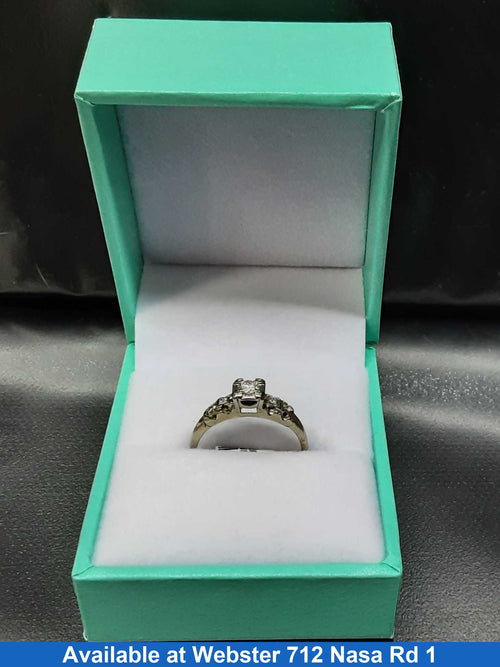 Women's Ring - Anniversary - White Gold 10k (.417) 1.7 grams Size 6