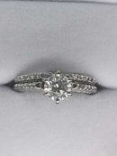 Women's Ring - White Gold 14k (.585) 5.4 grams Size 3.5