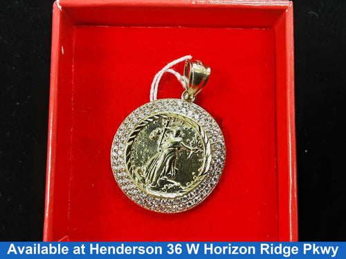 Coin Pendant - Yellow Gold 10k (.417) 1.1 grams